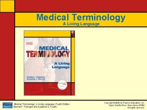 Medical Terminology A Living Language Medical Terminology A