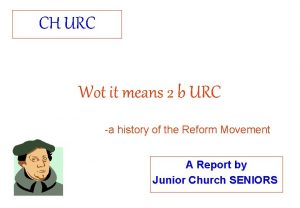 CH URC Wot it means 2 b URC