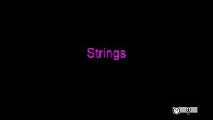 Strings KAHOOT String Data Type 1 A string
