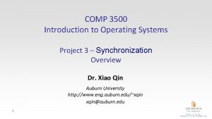 COMP 3500 Introduction to Operating Systems Project 3