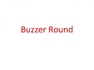 Buzzer Round Question Board 1 5 9 13