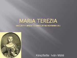 MRIA TERZIA BCS 1717 MJUS 13 BCS 1780