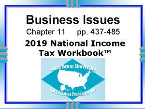 Business Issues Chapter 11 pp 437 485 2019