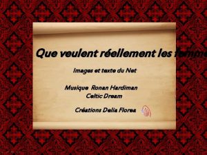 Que veulent rellement les femme Images et texte