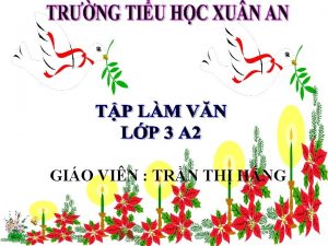 GIO VIN TRN TH HNG Tp lm vn