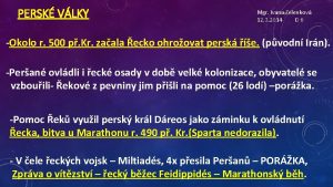 PERSK VLKY Mgr Ivana Zelenkov 12 3 2014