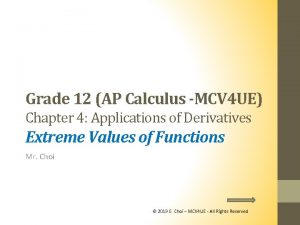 Grade 12 AP Calculus MCV 4 UE Chapter