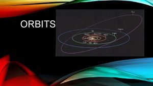 ORBITS SATELLITES IN ORBIT A satellite of the