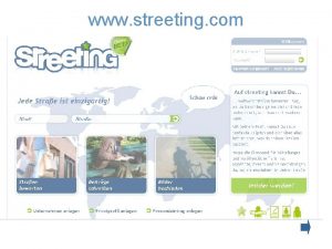 www streeting com Das ist streeting Jede Strae