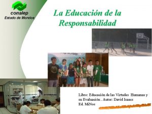 conalep Estado de Morelos La Educacin de la