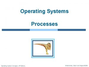 Operating Systems Processes Operating System Concepts 8 th