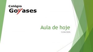 Aula de hoje 13042020 LNGUA PORTUGUESA PGINAS 116