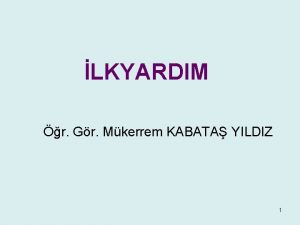 LKYARDIM r Gr Mkerrem KABATA YILDIZ 1 lk