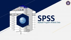 SPSS Aplikasi Program Analisis Data About Us Kelompok