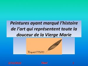 Peintures ayant marqu lhistoire de lart qui reprsentent