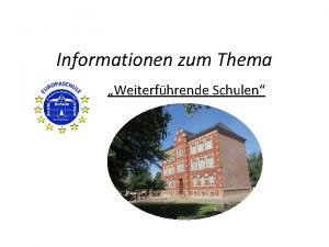 Informationen zum Thema Weiterfhrende Schulen Schulformen in SachsenAnhalt