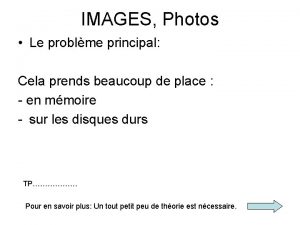 IMAGES Photos Le problme principal Cela prends beaucoup