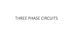 THREE PHASE CIRCUITS Generation of Three Phase Fig