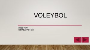 VOLEYBOL BUSE TRK REKREASYON N IINDEKILER Parmak pas