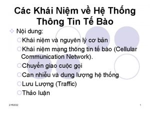 Cc Khi Nim v H Thng Thng Tin