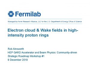 Electron cloud Wake fields in highintensity proton rings