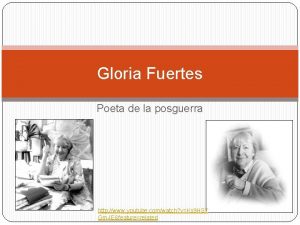 Gloria Fuertes Poeta de la posguerra http www