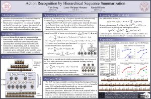 Action Recognition by Hierarchical Sequence Summarization Motivation Yale