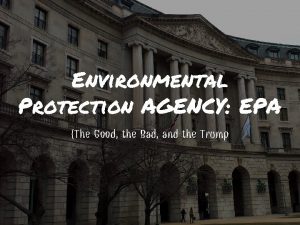 Environmental Protection AGENCY EPA The Good the Bad
