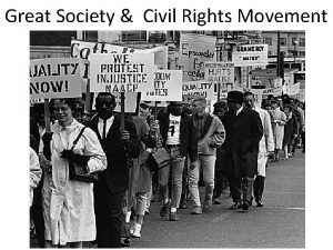 Great Society Civil Rights Movement The New Frontier