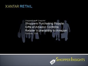 Shopper Scape Snapshot Shoppers Purchasing Popular Gifts at