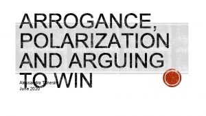 Alessandra Tanesini June 2020 Empirically informed philosophical arguments