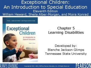 Exceptional Children An Introduction to Special Education Eleventh