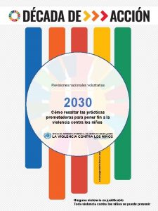 Revisiones nacionales voluntarias 2030 violenceagainstchildren un org Cmo