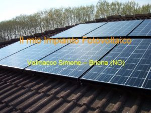 Il mio Impianto Fotovoltaico Valmacco Simone Briona NO