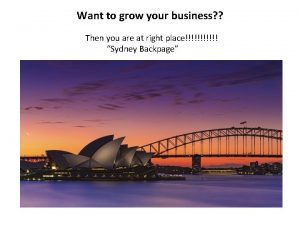 Want to grow your business Then you are