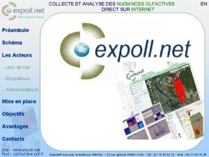 COLLECTE ET ANALYSE DES NUISANCES OLFACTIVES DIRECT SUR