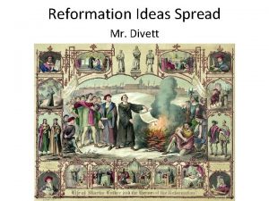 Reformation Ideas Spread Mr Divett Martin Luther Martin