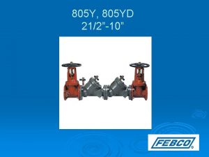 805 Y 805 YD 21210 Modification Overview 805