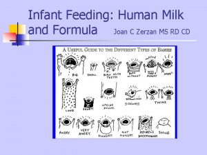 Infant Feeding Human Milk and Formula Joan C