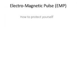 ElectroMagnetic Pulse EMP How to protect yourself Nikola