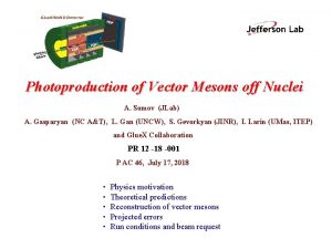 Photoproduction of Vector Mesons off Nuclei A Somov