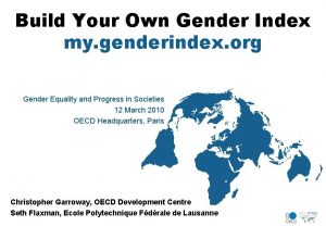 Build Your Own Gender Index my genderindex org