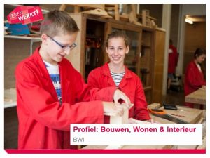 Profiel Bouwen Wonen Interieur BWI Profielen de opbouw