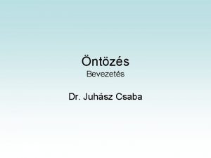 ntzs Bevezets Dr Juhsz Csaba Vzgazdlkods MTB 7012