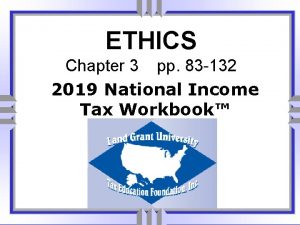 ETHICS Chapter 3 pp 83 132 2019 National