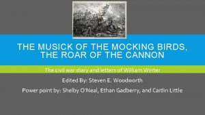 THE MUSICK OF THE MOCKING BIRDS THE ROAR
