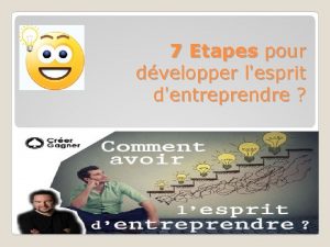 7 Etapes pour dvelopper lesprit dentreprendre Lesprit dentrepreneur