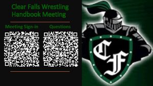 Clear Falls Wrestling Handbook Meeting Signin Questions Clear