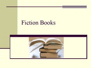 Fiction Books Genre n Genre is a French