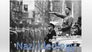 Nazi Ideology Early Life Born to Alois Klara